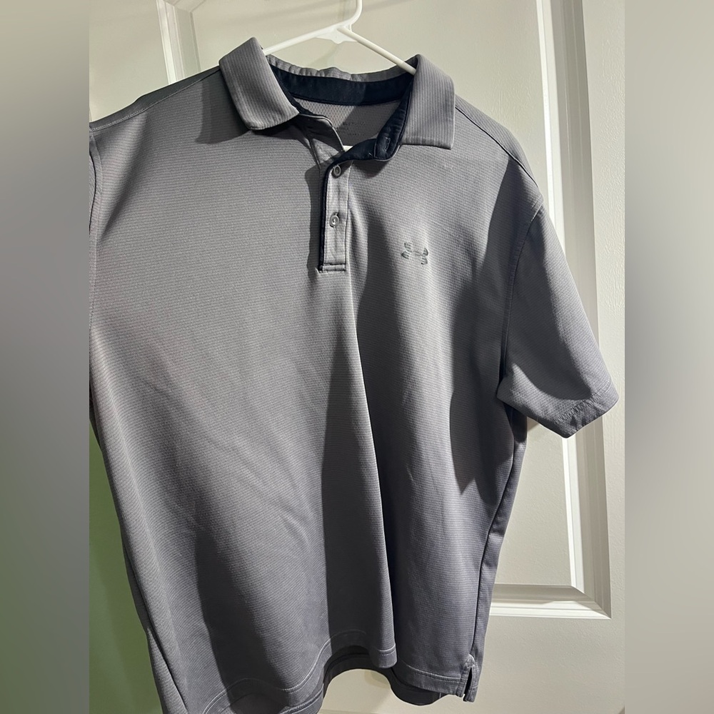 Under Armour Men’s Charcoal Grey Polo